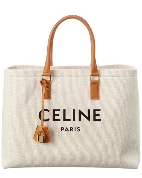 celine paris canvas tote|celine horizontal cabas tote.